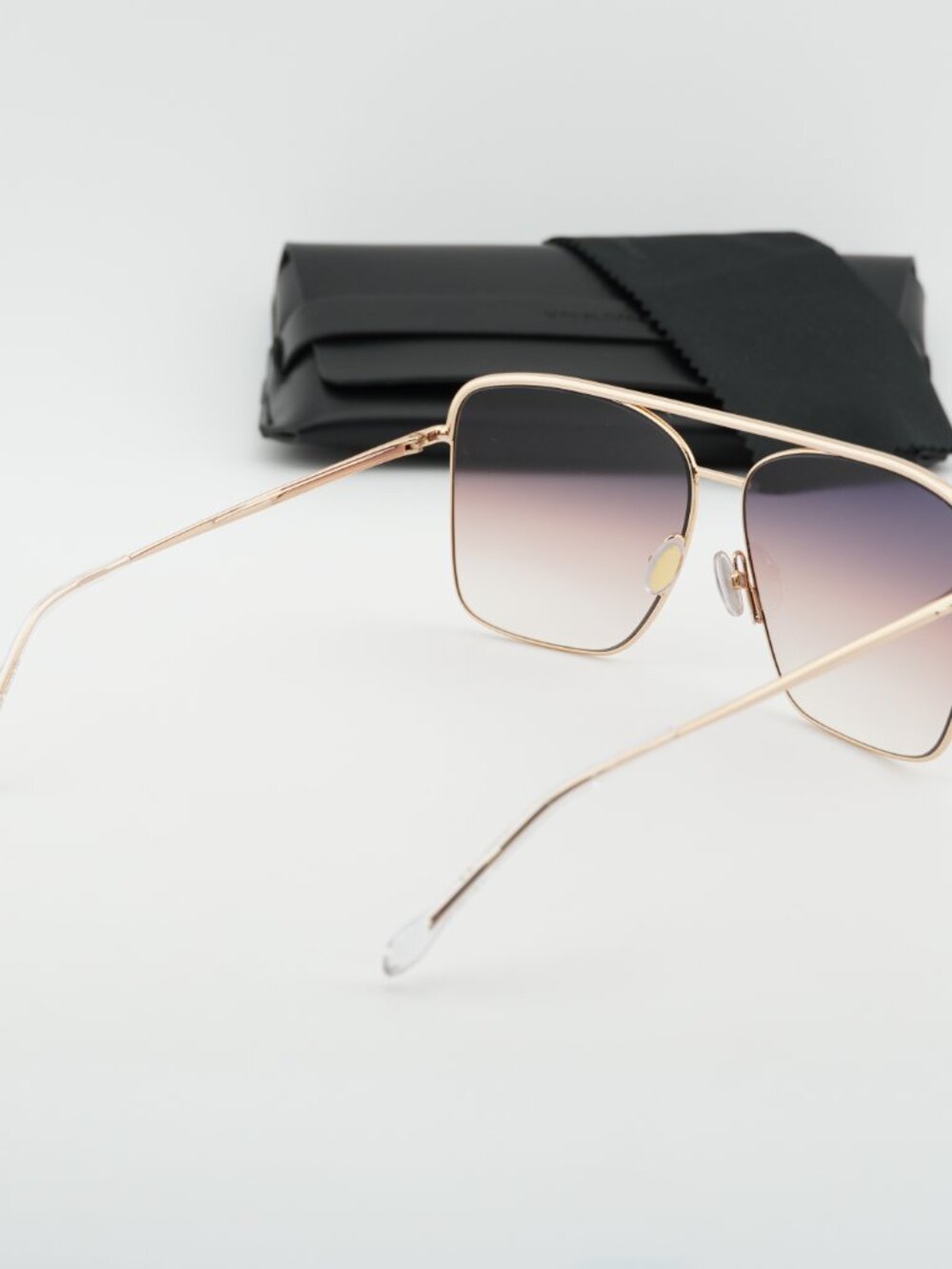 Isabel Marant IM 0118/S 0000 FF Square Sunglasses - Gold/Grey - Picture 4 of 10